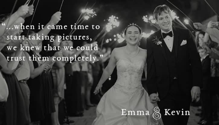 Wedding photographers you can trust