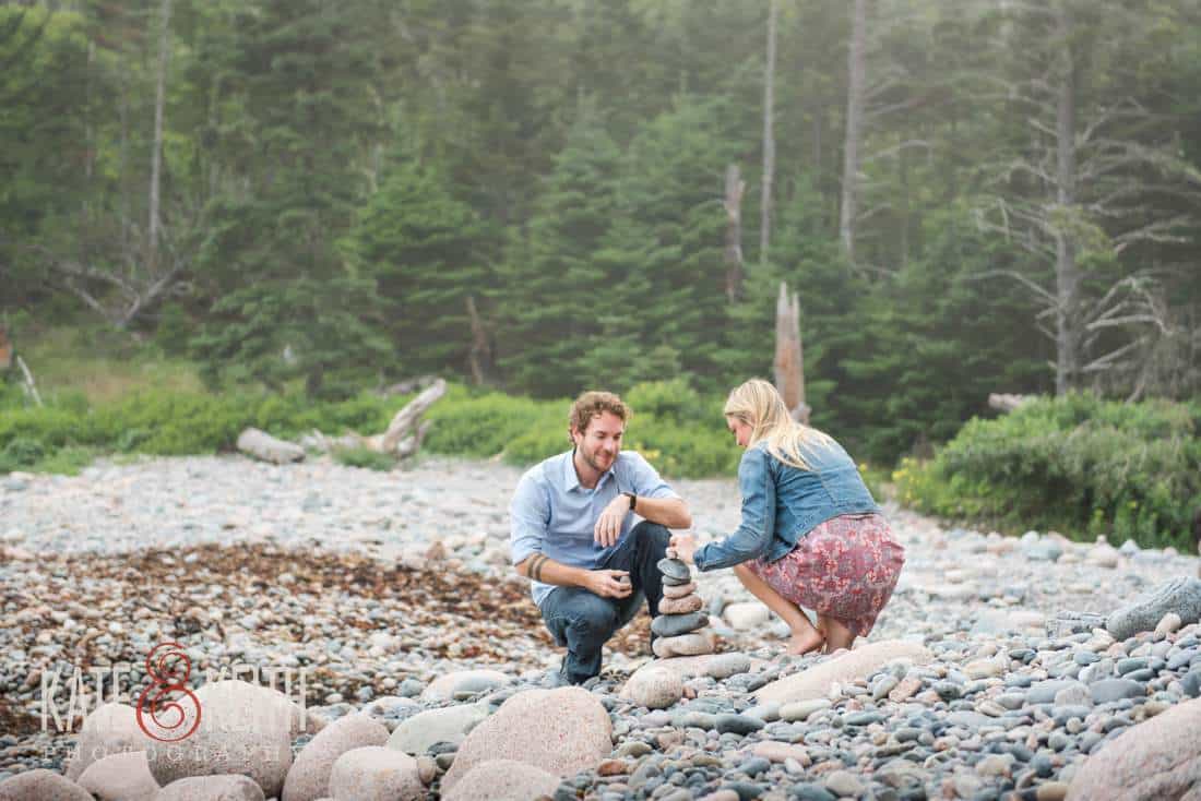 Acadia National Park Hunters Beach Engagement Photos Acadia National Park Hunters Beach Engagement Photos