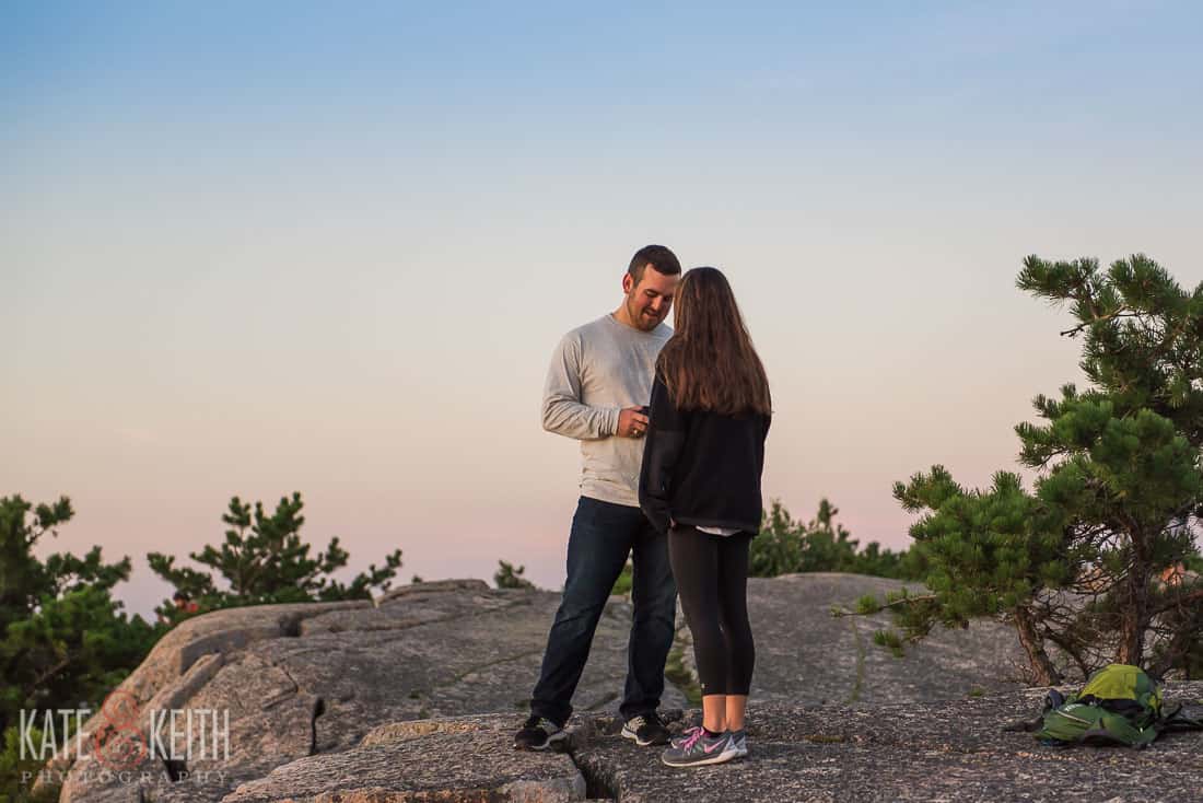 Champlain Mountain Acadia National Park Proposal Location Champlain Mountain Acadia National Park Proposal Location