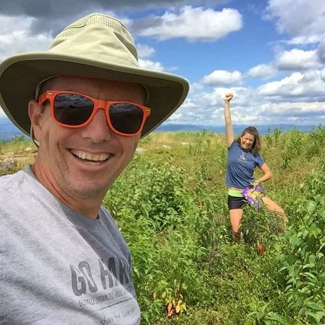 Blueberry picking