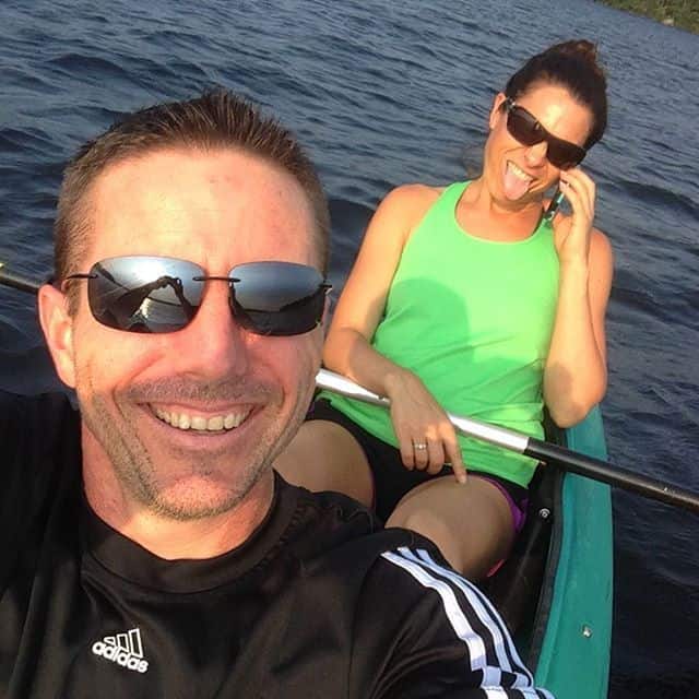 phone in canoe